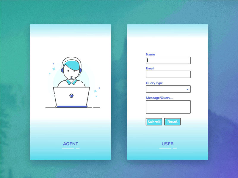 Uvdesk-Form Builder animation flat 2.0 form gif illustration motion offset line icons ticket ui uvdesk ux webkul