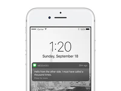 Black notification screen app black ios sketch ui ux white
