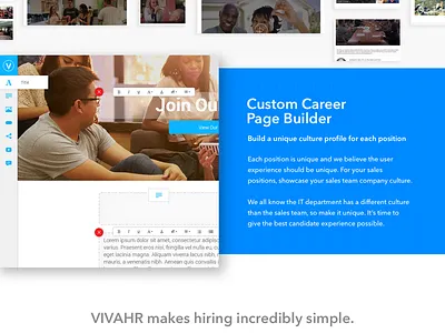 Landing Page - ATS ats hiring landing page minimal sass