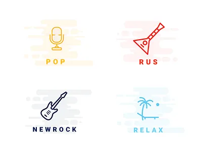 Radio icon android icon music