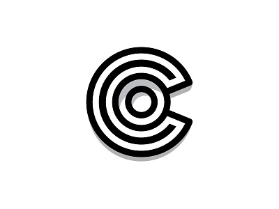 Co-C-BW Dribbble-800x600 c colorado icon logo thick lines.