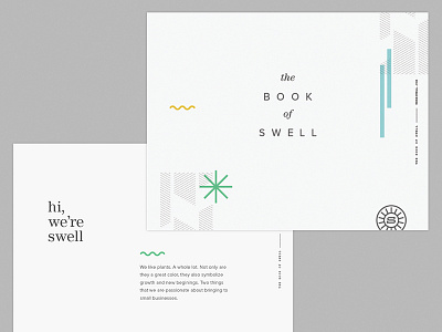 Swell brand book brand book branding layout