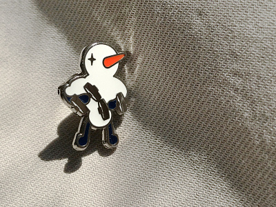 Sweatman Muscle muscle photographic pin snowman sweating