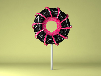 Lolipop 3d design c4d cinema4d motiongraphics