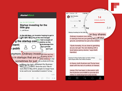 Flipboard Feature Concept: Highlights flipboard highlights