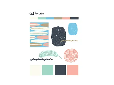 Soul Noronha - Graphic Pack apparel branding brazil identity illustration logo shop surf visual identity