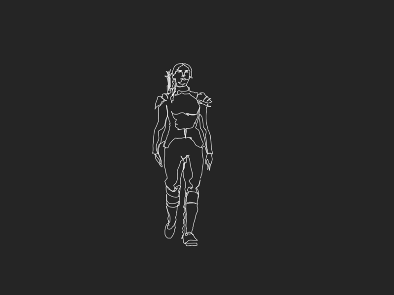 Hunger animation design drawing handdrawn hunger games illustration katniss
