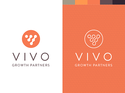 Vivo Growth Partners logo brand branding columbus consulting growth logo organic