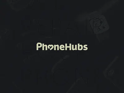 Phonehubs. identity logo design