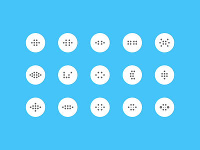 Dot Formations arrangement circles design digital dots figma holes process symbols texture touch