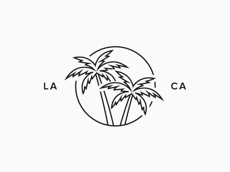 LA—LDN—SF city icon illustration landmark logo