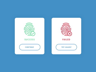 Flash Messages dailyui fingerprint flash messages minimal thumbprint ui