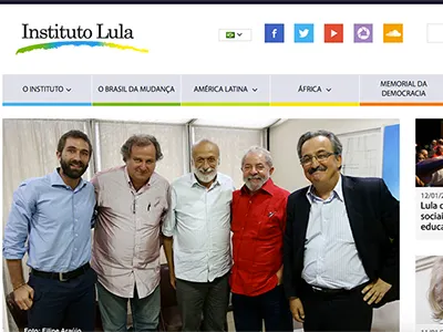 Instituto Lula lula ux design website