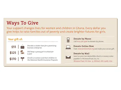 Womenstrust Annual Report donate non profit