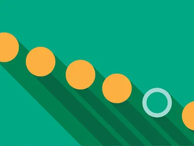 Circles circle circles color form green rays retro shape