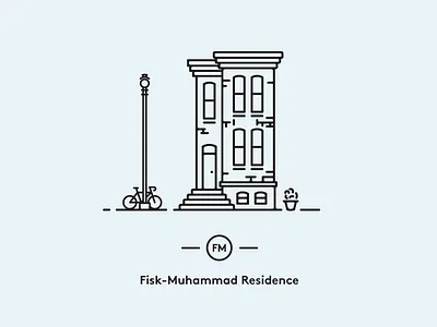 Fisk-Muhammad Residence brownstone dc rowhouse washington