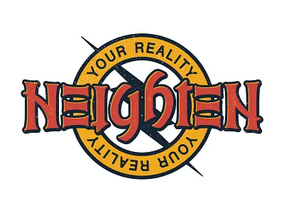 Heighten Your Reality Ambigram illusion letters optical script type typography words