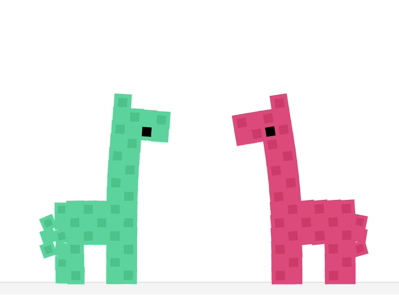 Alpaca Peck alpaca animation game heart javascript kiss physics