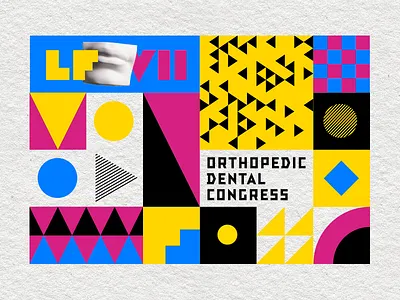 LF7 dental dentist geometry logo medical stomatology study teeth triangle