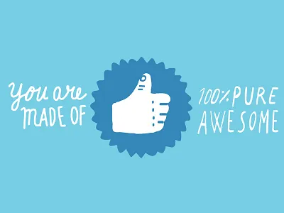 Positivity PSA - Campaign - 1 design facebook illustration inspirational inspo positivity psa text type