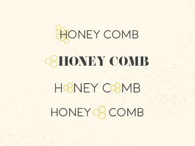 Honey Comb No.3 bee honey honeycomb illustration logo logo exploration texture