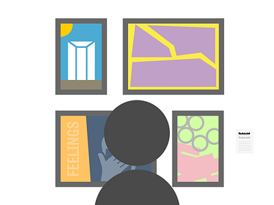 Art art flat icon illustration