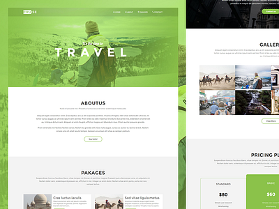 Cruise creative design landing page uiux web design.