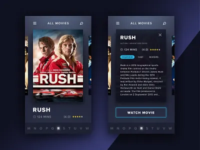 Movie UI apple film guide ios iphone mobile movie netflix search tv ui ux