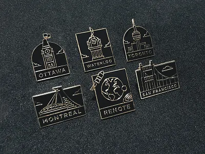 City Pins city enamel montreal ottawa pin san francisco shopify toronto