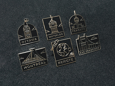 City Pins city enamel montreal ottawa pin san francisco shopify toronto