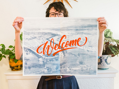 100 Maps: Welcome to our City kickstarter maps screenprint