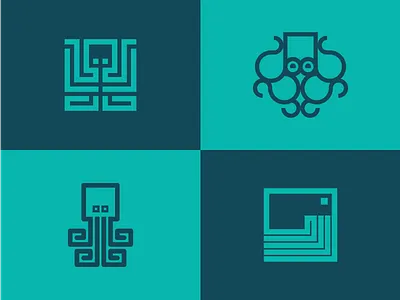 Octopi logo octopi octopus