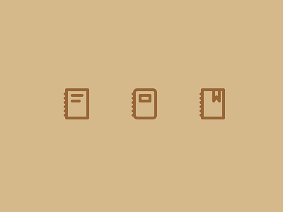 Outline icons Day 31 - Notes 24px diary icon illustrator notepad notes outline sketchbook vector