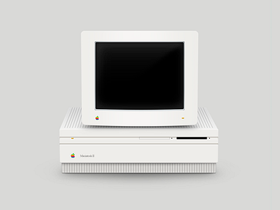 Macintosh II illustration mac macintosh ps shot