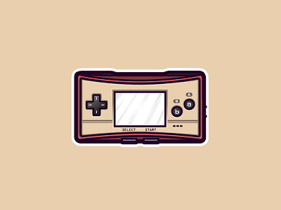 Game Boy Micro gameboy gamer geek old vectoriel