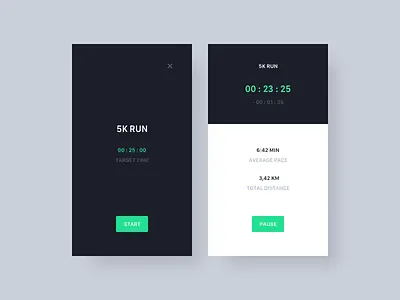 Workout Tracker 041 app daily dailyui fitness interface minimal mobile tracker ui ux workout