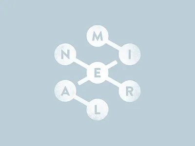 Mineral branding lettering logo typography ukraine