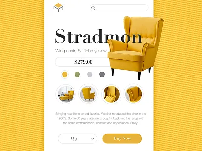 Chair Shoot app chair furniture ikea logo shop yellow