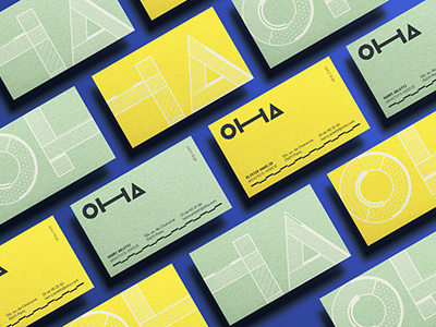 OHA Identity business card identity