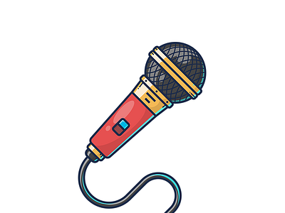 Mic asset concert icon illustration illustrator mic microphone music object sound vector