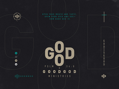 GOODGOD Ministries brand elements branding faith jesus lock ups lockups logo religion