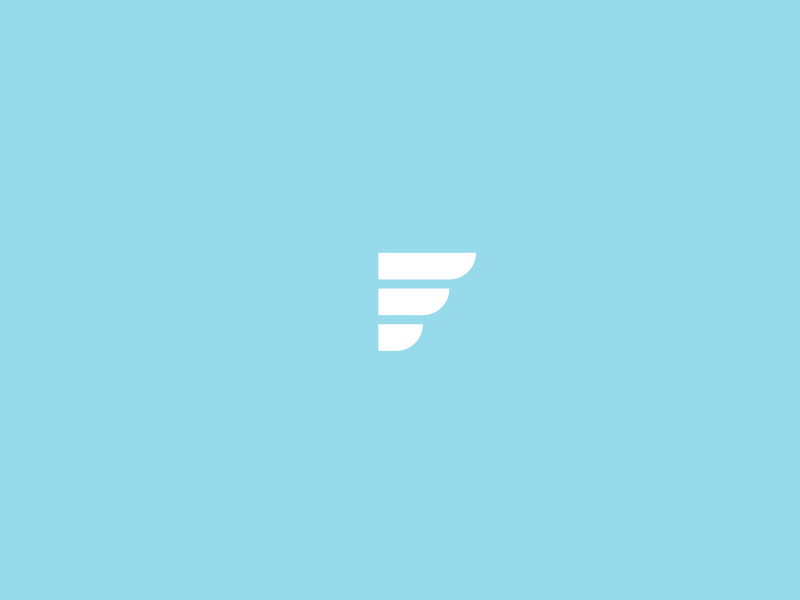 Faith in Futures branding faith future logo shield wing