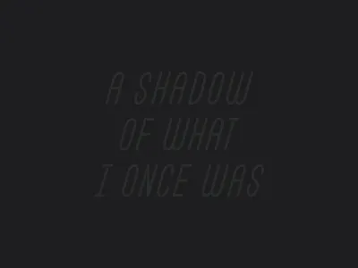 A Shadow Of What I Once Was black chance chance the rapper quote shadow