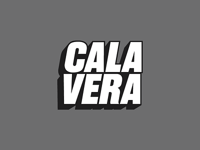 Calavera cala kalabira logo shirt text typo vera