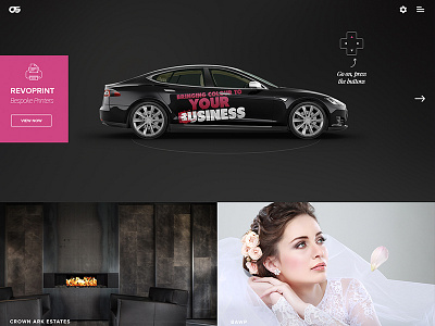 Interactive slider within slider abdulsamad as car design ui webdesign