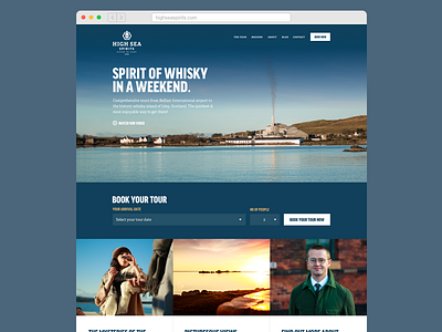 High Sea Spirits UI photography sailing sea whiskey whisky