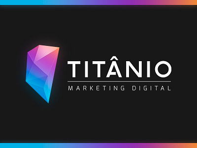 Titanio Logo Design degrade design logo