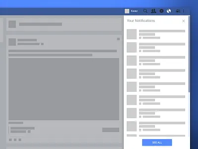 Facebook Redesign: Getting Some TLC adobe concept design desktop facebook interface mockup redesign ui user experience xd