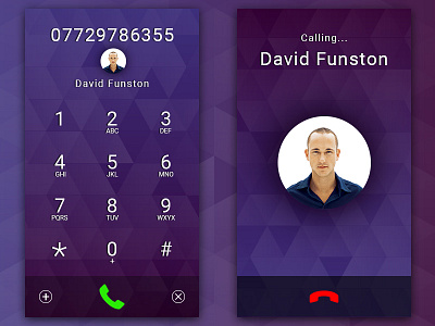 Day 03 - Dial Pad call design dial pad phone ui