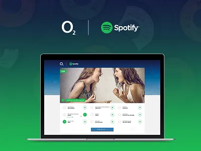 O2 - Spotify - Test hudební shody game music o2 quiz spotify website